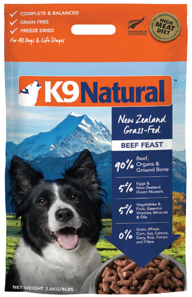 K9 Natural Freeze Dried Dog Food