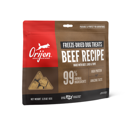 Orijen Freeze-dried Dog Treats Beef Recipe 92g