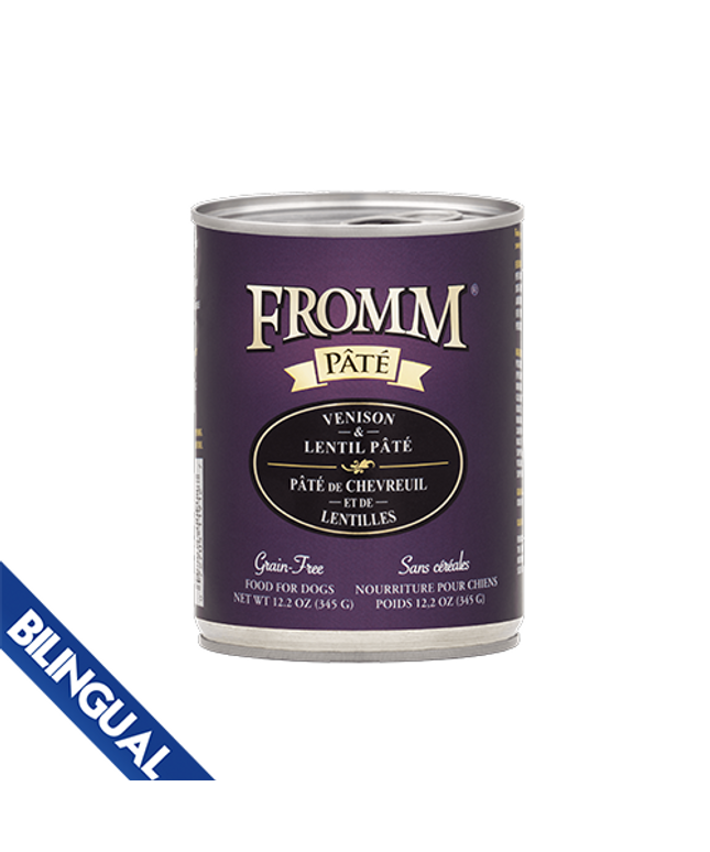 Fromm® Venison & Lentil Pâté Wet Dog Food - 12.2 oz