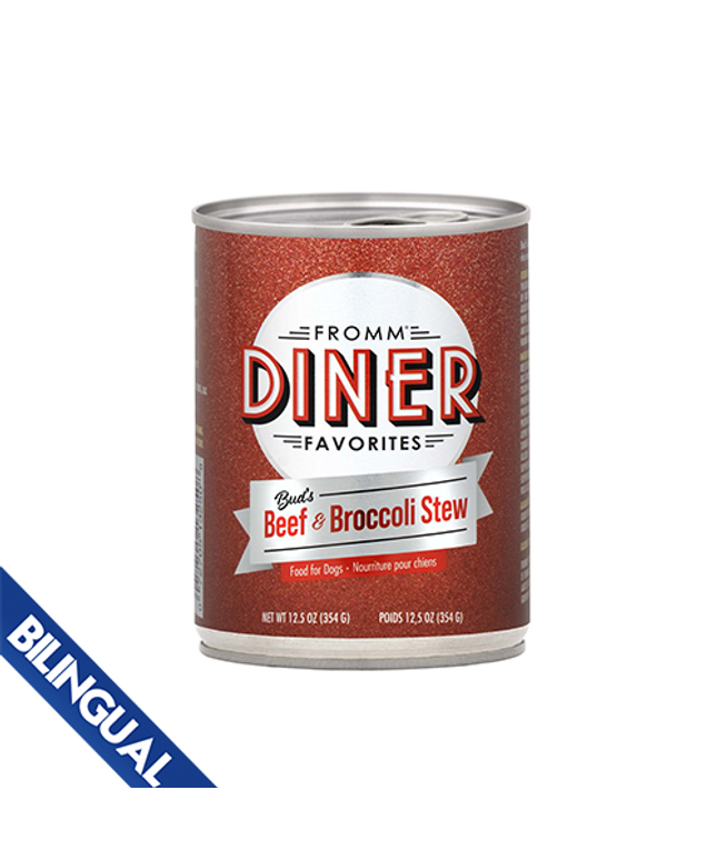 Fromm® Diner Favorites Bud's Beef & Broccoli Stew Wet Dog Food - 12.5 oz