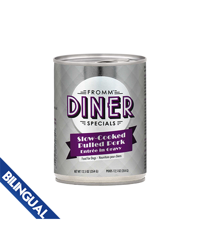 Fromm® Diner Specials Slow-Cooked Pulled Pork Entrée in Gravy Wet Dog Food - 12.5 oz