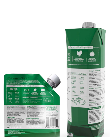 Open Farm Homestead Turkey Bone Broth Meal Topper - 2 Sizes