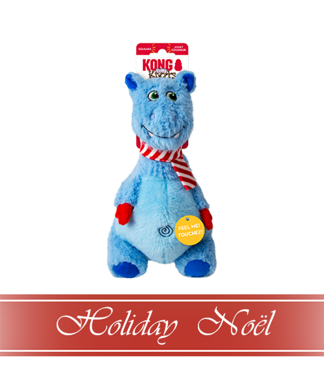 Kong® HOLIDAY Knots Belly Hippo Dog Toy