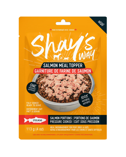 Shay's Way Salmon Meal Topper for Pets - 2 Flavour