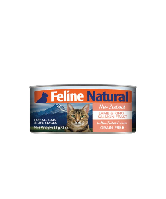 Feline Natural Lamb & King Salmon Feast Canned Cat Food - 2 Sizes