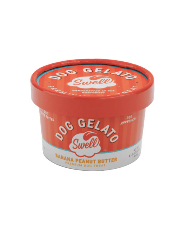 Swell Banana & Peanut Butter Gelato Frozen Dog Treat- 4.5oz/127g