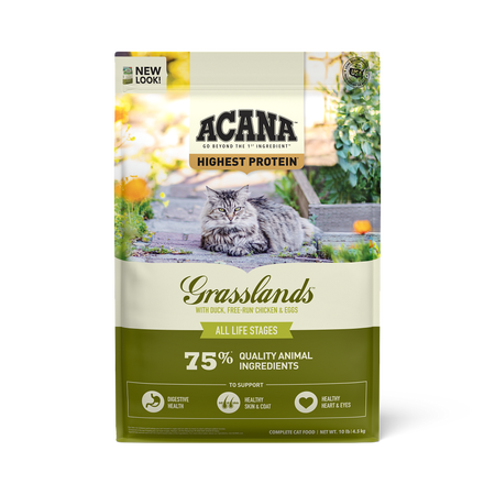 Acana Highest Protein, Grasslands Cat Dry Food