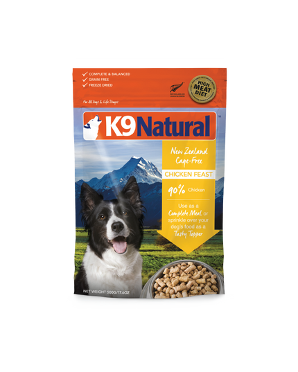 K9 Natural Chicken Feast Freeze-Dried Dog Food - 4 Sizes