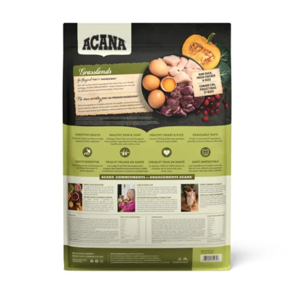 Acana Highest Protein, Grasslands Cat Dry Food - 2 Sizes