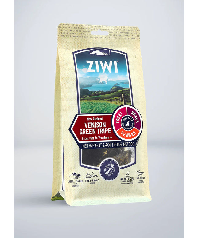 ZIWI® Peak Venison Green Tripe Dog Chews - 70g/2.4oz