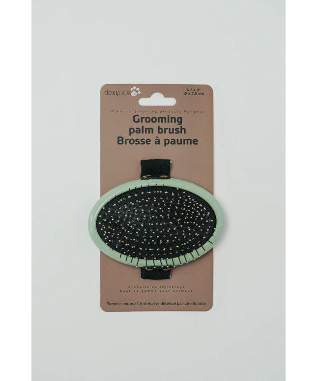 dexypaws® Grooming Palm Brush With Metal Pins For Pets