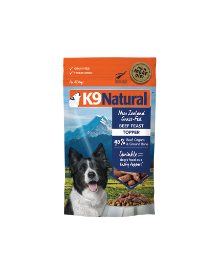 K9 Natural Beef Feast Freeze-Dried Dog Food - 4 Sizes