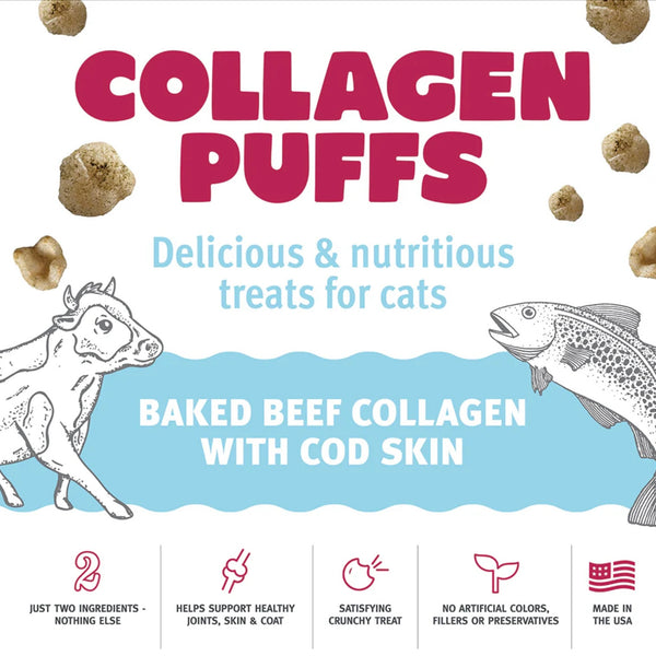 Icelandic+ Collagen Puffs Cat Treat 0.5-oz Bag