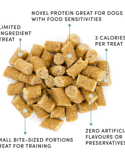 Crumps' Naturals Semi Moist Duck Mini Trainers Dog Trests - 2 Sizes