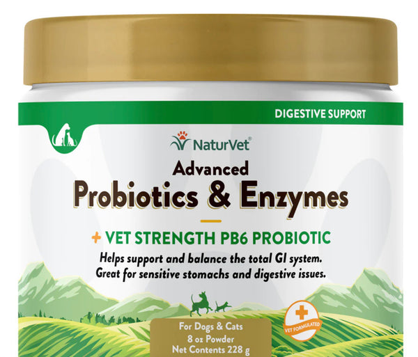NaturVet Advanced Probiotics & Enzymes Powder