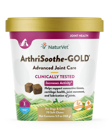 NaturVet ArthriSoothe-GOLD® Advanced Care Soft Chews - 2 Size