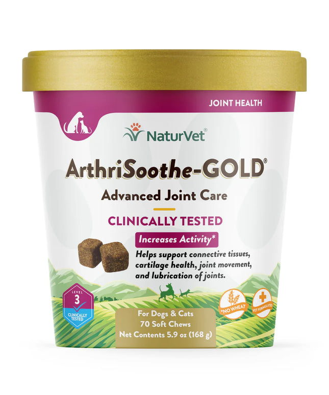 NaturVet ArthriSoothe-GOLD® Advanced Care Soft Chews - 2 Size