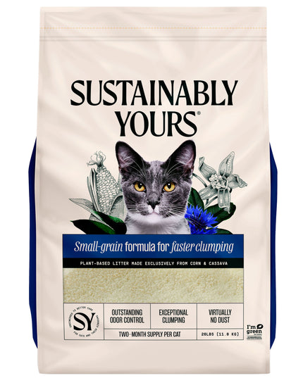 Sustainably Yours Cat Litter Small-grain formula