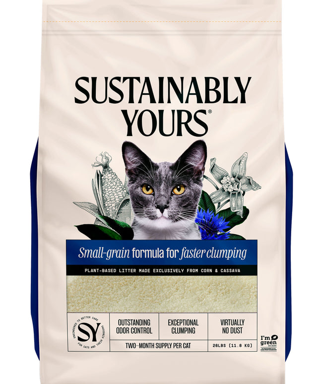 Sustainably Yours Cat Litter Small-grain formula