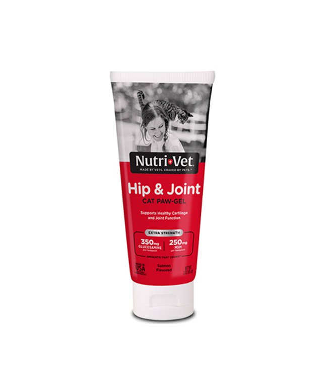 Nutri-Vet® Hip & Joint Extra Strength Paw-Gel Salmon Flavor for Cats 3oz