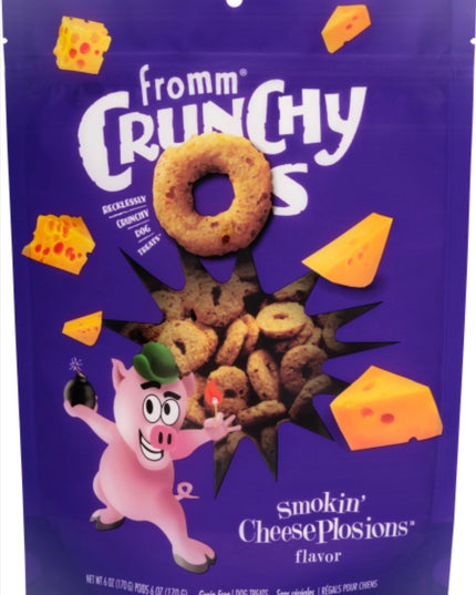 Fromm Crunchy Smokin’ Cheeseplosions Flavour Dog Treats - 170g/6oz