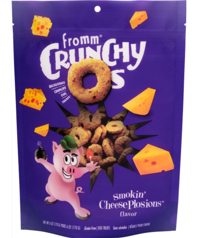 Fromm Crunchy Smokin’ Cheeseplosions Flavour Dog Treats - 170g/6oz