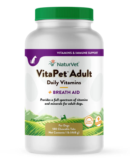 NaturVet VitaPet™ Adult Daily Vitamins Chewable Tablets - 3 Size