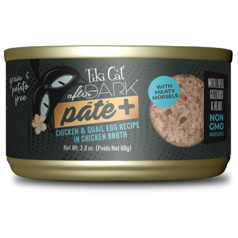 Tiki Cat After Dark Pâté+ Chicken & Quail Egg Recipe