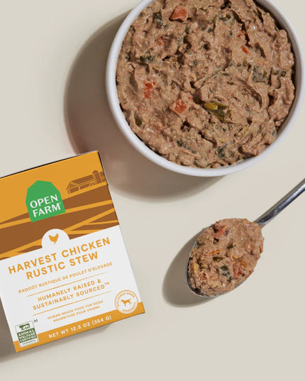 Open Farm Harvest Chicken Rustic Stew Wet Dog Food - 354g/12.5oz