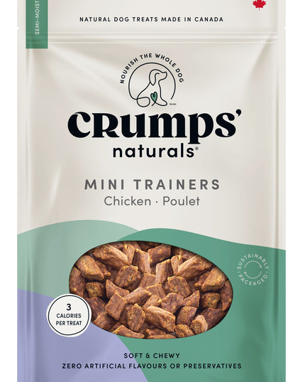 Crumps Mini Trainers Chicken Semi Moist Dog - 132g