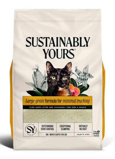 Sustainably Yours Cat Litter Large-grain formula - 13lbs
