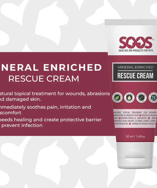 SOOS Natural Rescue Cream for Pet - 50ml/1.69oz