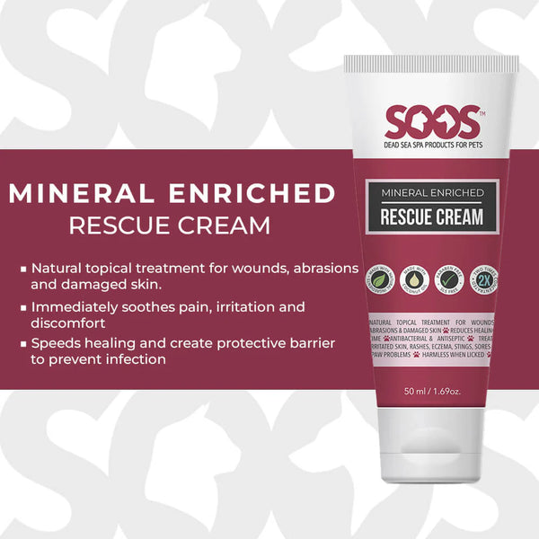 SOOS Natural Rescue Cream for Dogs & Cats