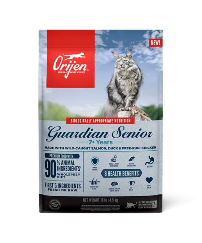 Orijen Guardian8™ Senior Formula Cat Dry Food - 2 Sizes