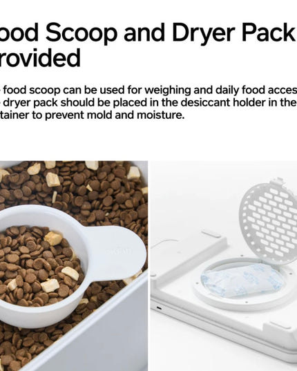 Pidan Vacuum Pet Food Container with Weight Scale