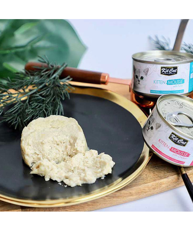 KitCat Kitten Mousse Canned Food for Cat - 80g (2 flavours)