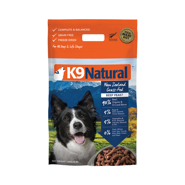 K9 Natural Beef Feast Freeze-Dried Dog Food