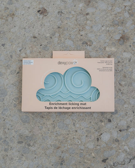 dexypaws® Sky Blue Cloud Enrichment Lick Mat