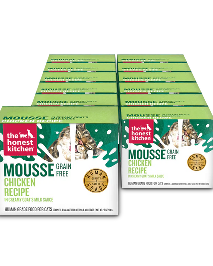 The Honest Kitchen Grain Free Chicken Mousse in Goat's Milk Cat Wet Food - 2.8oz/79.4g