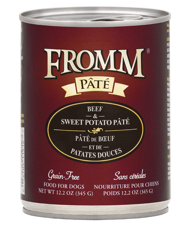Fromm Beef & Sweet Potato PÂTÉ Dog Canned Food - 345g/12.2oz