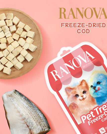 Ranova Pet Treats FREEZE-DRIED COD