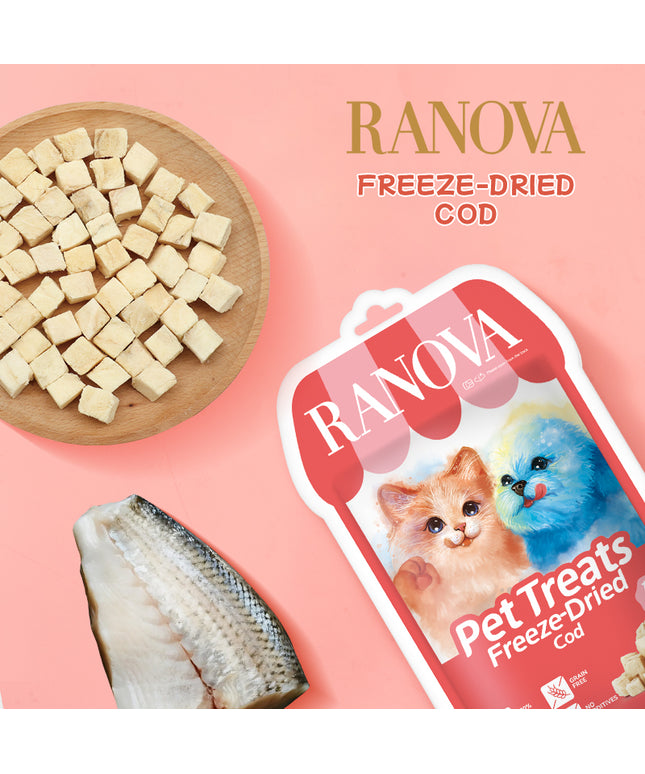 Ranova Pet Treats FREEZE-DRIED COD
