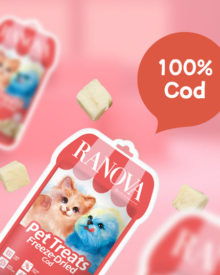 Ranova Pet Treats FREEZE-DRIED COD