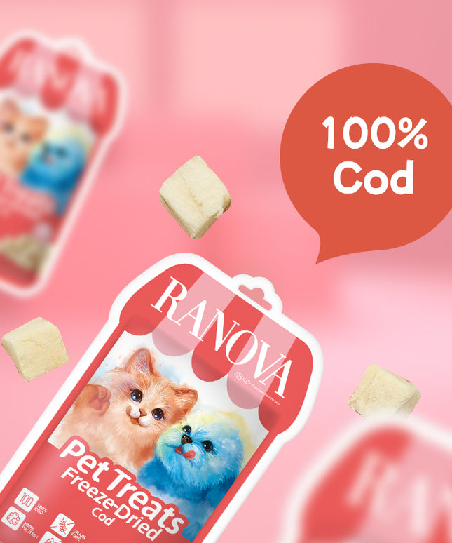 Ranova Pet Treats FREEZE-DRIED COD