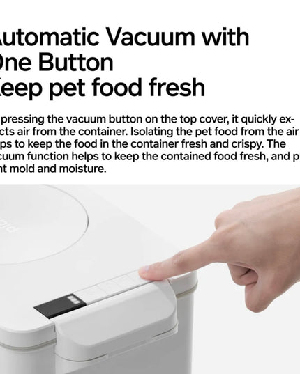 Pidan Vacuum Pet Food Container with Weight Scale