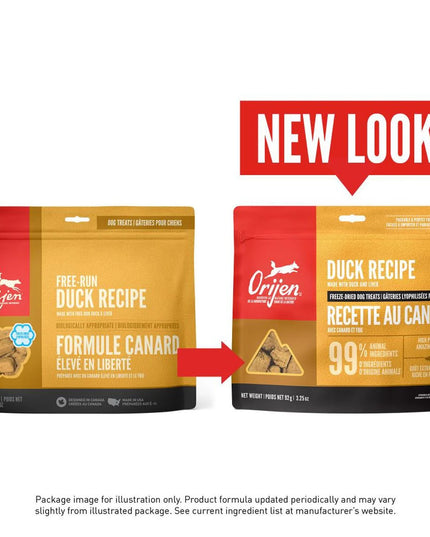 Orijen Freeze-dried Dog Treats Free- Duck Recipe - 92g