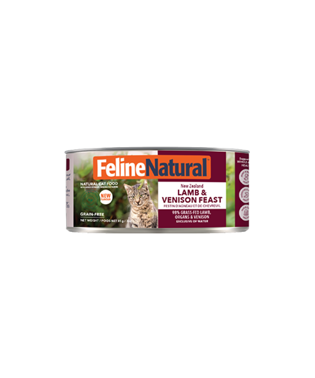 Feline Natural™ New Zealand Lamb & Venison Feast Wet Cat Food - 3oz