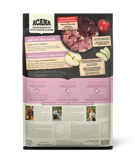 Acana Singles, Lamb with Apple Recipe for Dog