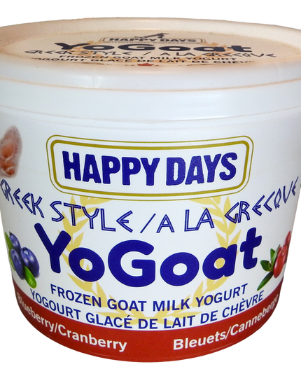 Happy Days YoGoat with Blueberry and Cranberry - 2 Sizes