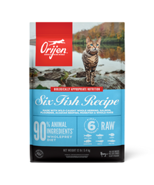 Orijen Six Fish Cat Dry Food - 2 Sizes